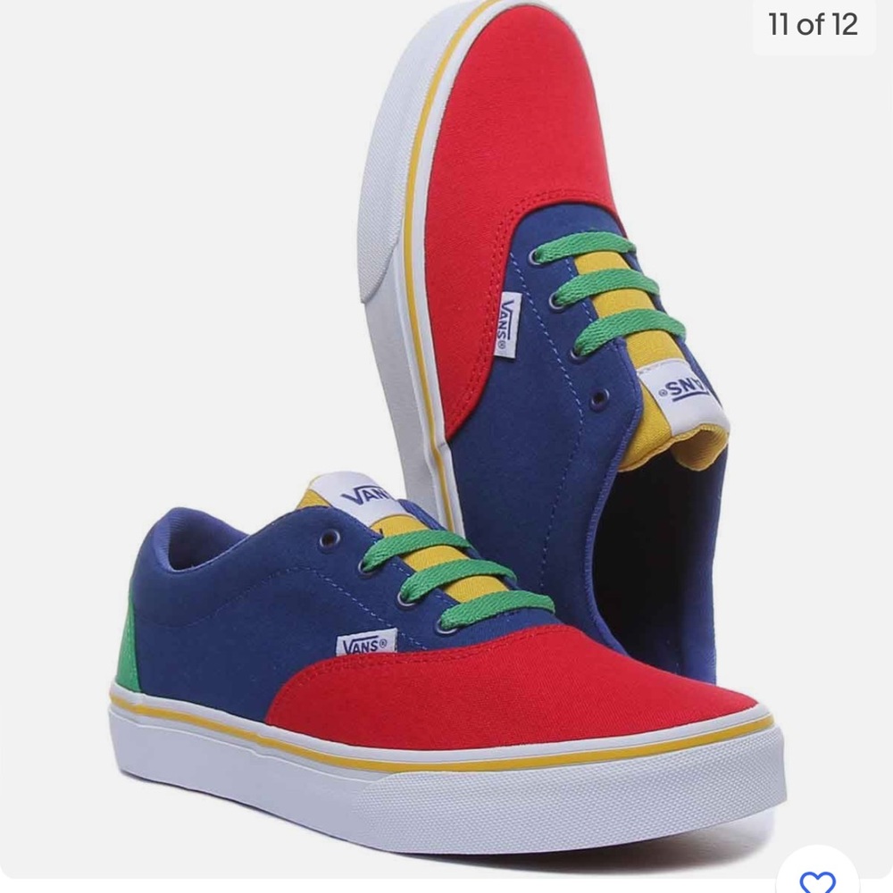 π΄ VANS ERA PRIMARY COLORS BLOCK SHOES βπ» - Picture 4 of 12